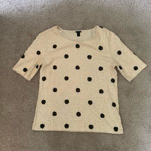 J Crew Sequined Blouse Size S
